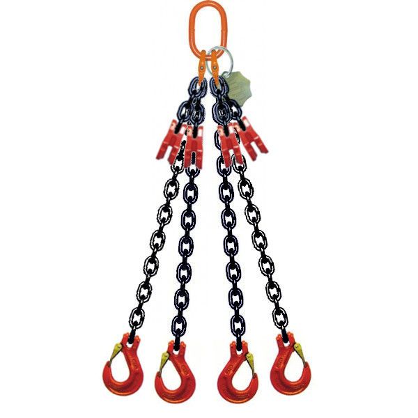 Braca a catena a quattro bracci G80 (LOK4) 2360-26500 kg