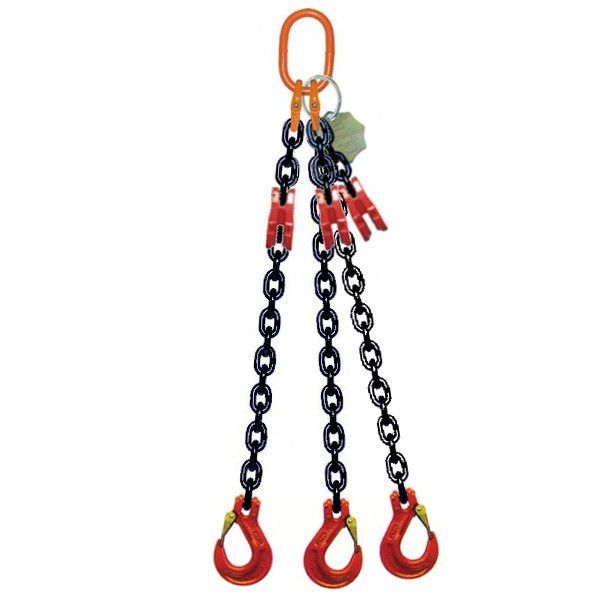 Braca a catena a tre bracci G80 (LOK3) 2360-26500 kg