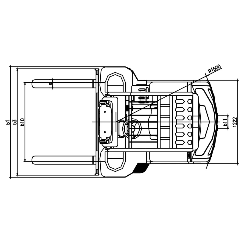 Carrello elevatore elettrico ECV16CD/ECV20CD con altezza fino a 6200 mm