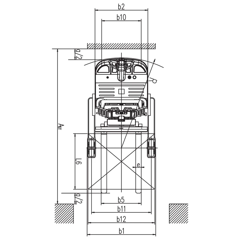 Comandi del carrello retrattile elettrico EVV15DDS/EVV20DDS