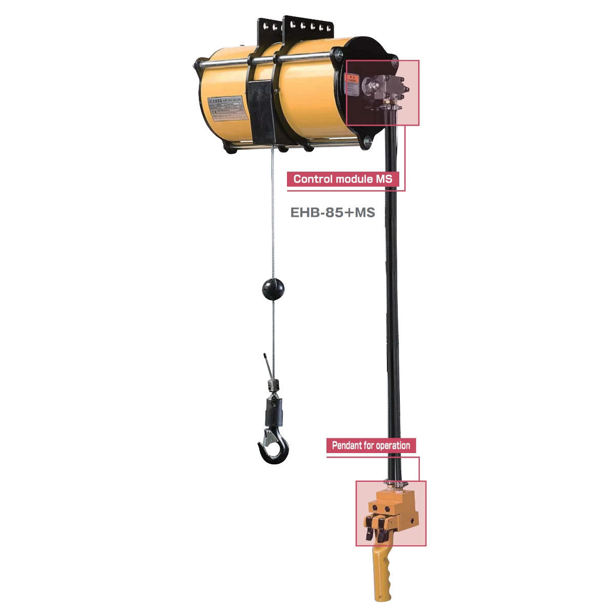 Bilanciatore pneumatico ATEX ENDO EHB (modulo MS) 0-270 kg
