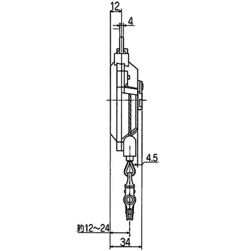 Bilanciatore a molla ENDO EK-00 per utensili da 0,5-1,5 kg