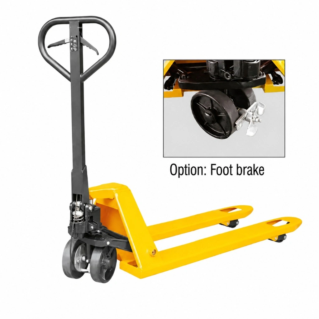 Transpallet manuale con freno (RPV2500K) 2500 kg