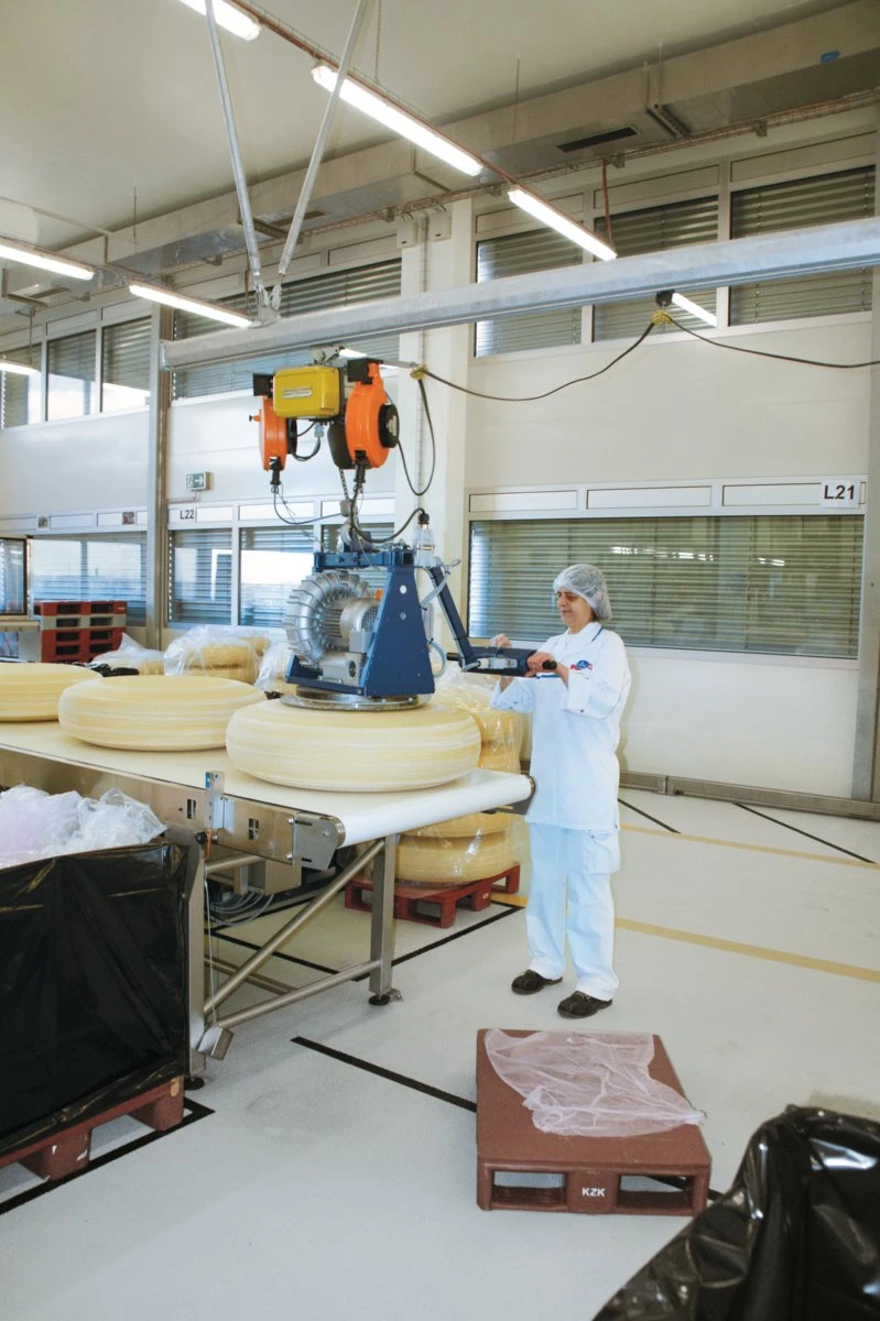 Componenti in acciaio inox del paranco GIS GPR