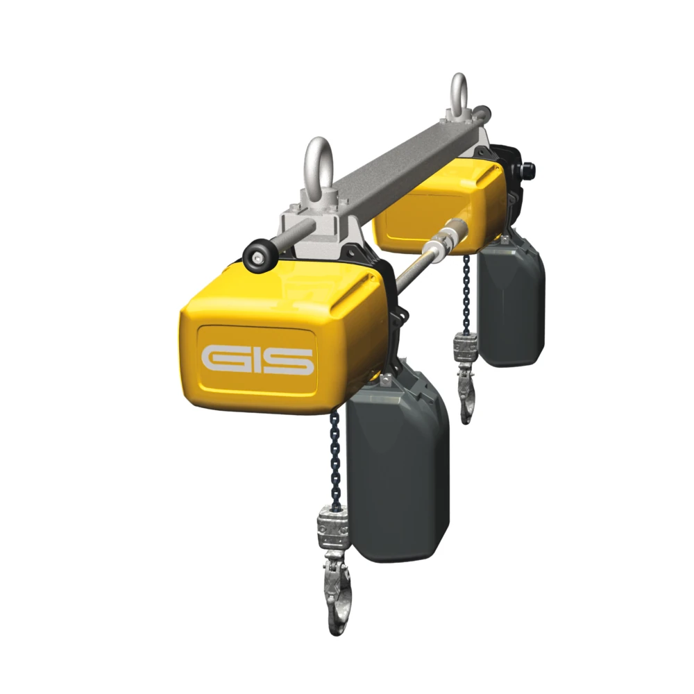 Paranchi elettrici a catena GIS GPS sincronizzati per carichi lunghi 500–5000 kg
