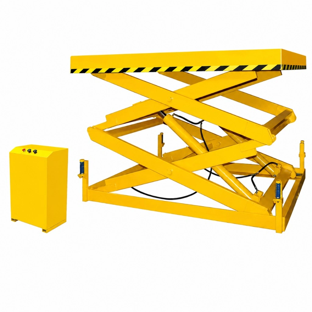 Tavola elevatrice per impieghi gravosi a doppio pantografo 2000 kg