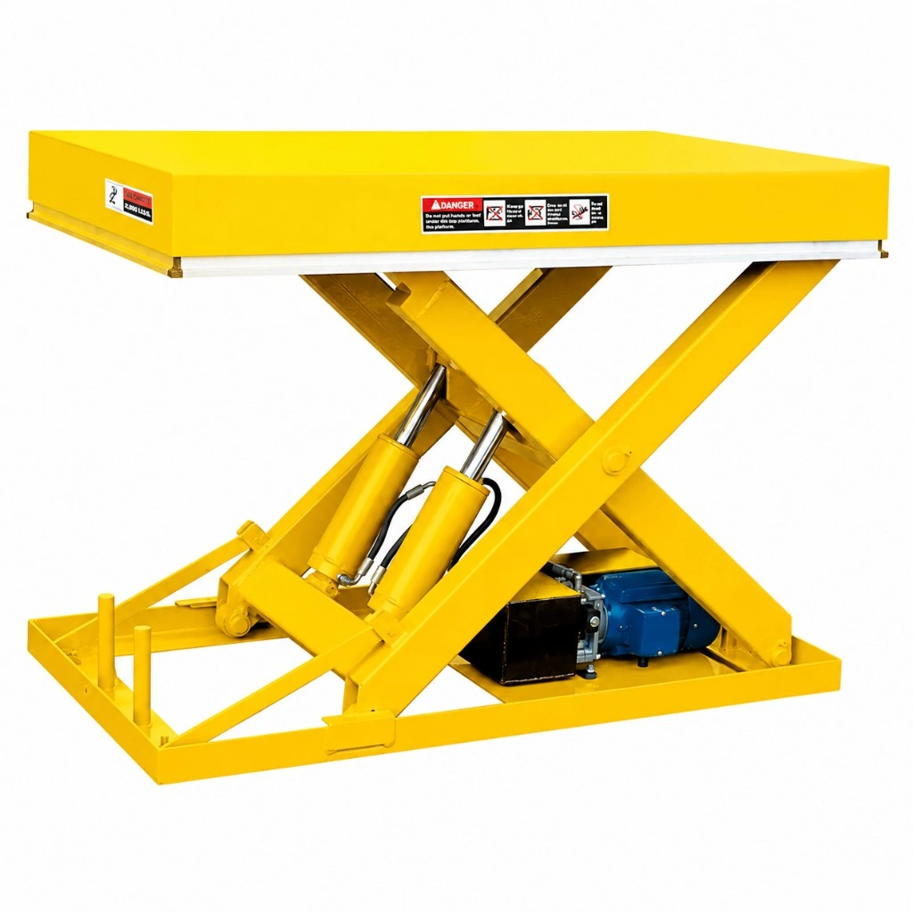 Tavola elevatrice per impieghi gravosi a pantografo singolo 2000 kg