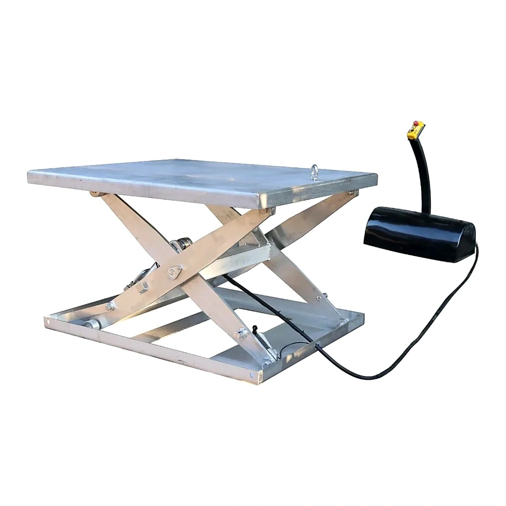 Tavola elevatrice elettrica in acciaio inox AISI 304 (JHS1800S) 1800 kg