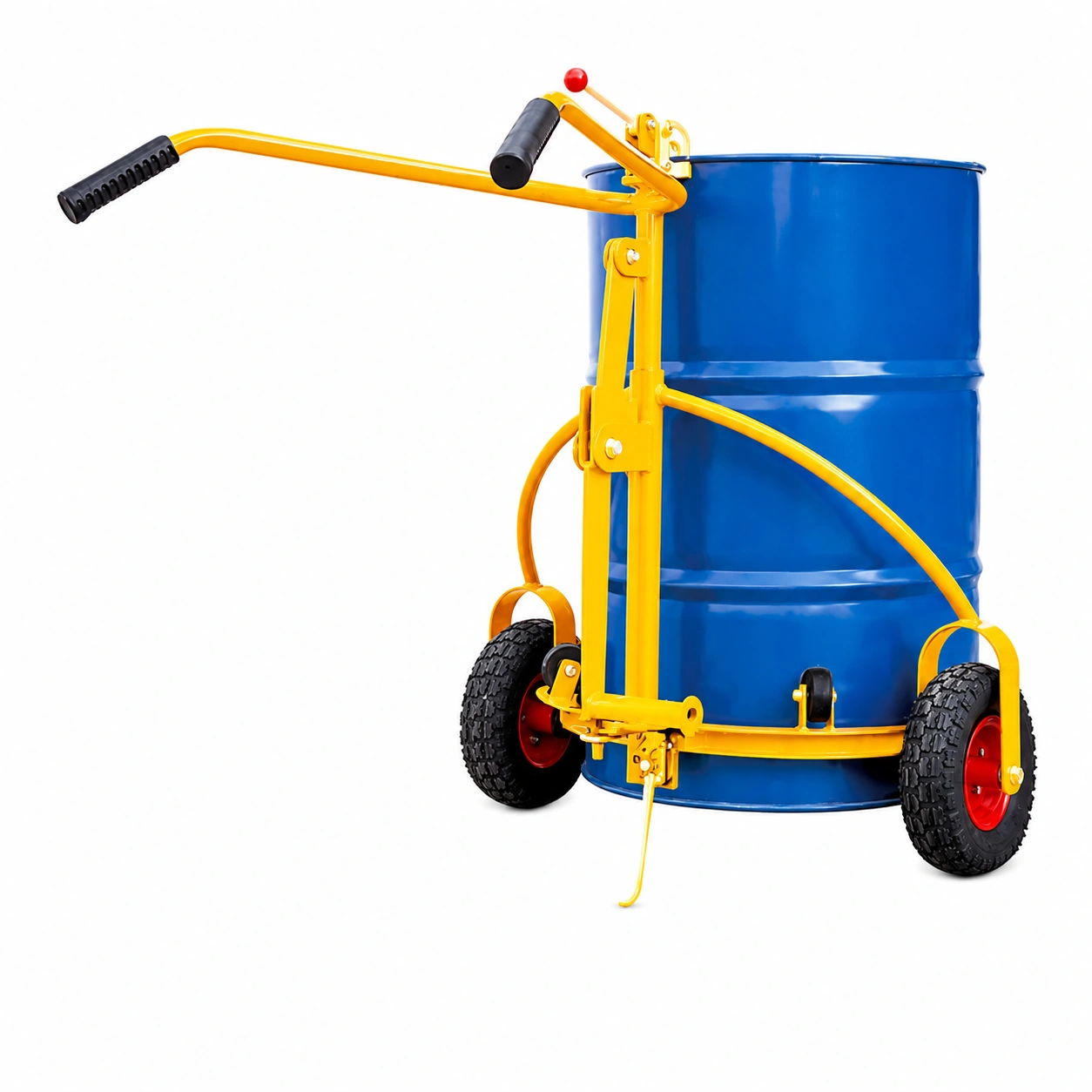 Carrello per fusti KZB300 con fusto da 200 litri