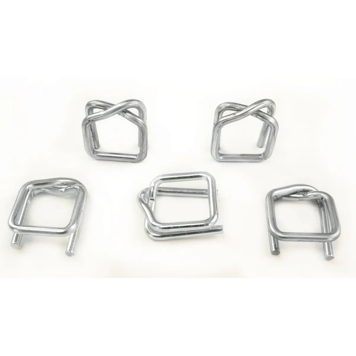 Sigilli zincati per reggia in poliestere (BUCKLES-19G) 19 mm