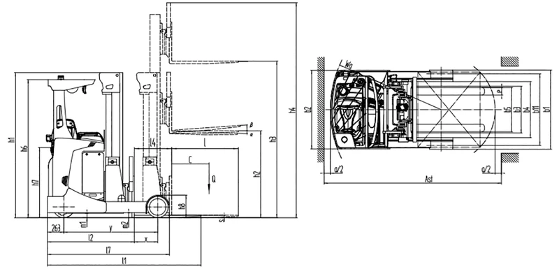 Carrello retrattile Serie Deluxe REV20D da 2000 kg – immagine 4