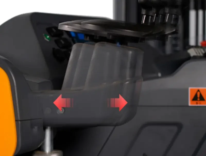 Carrello retrattile Serie Deluxe REV20D da 2000 kg – immagine 7