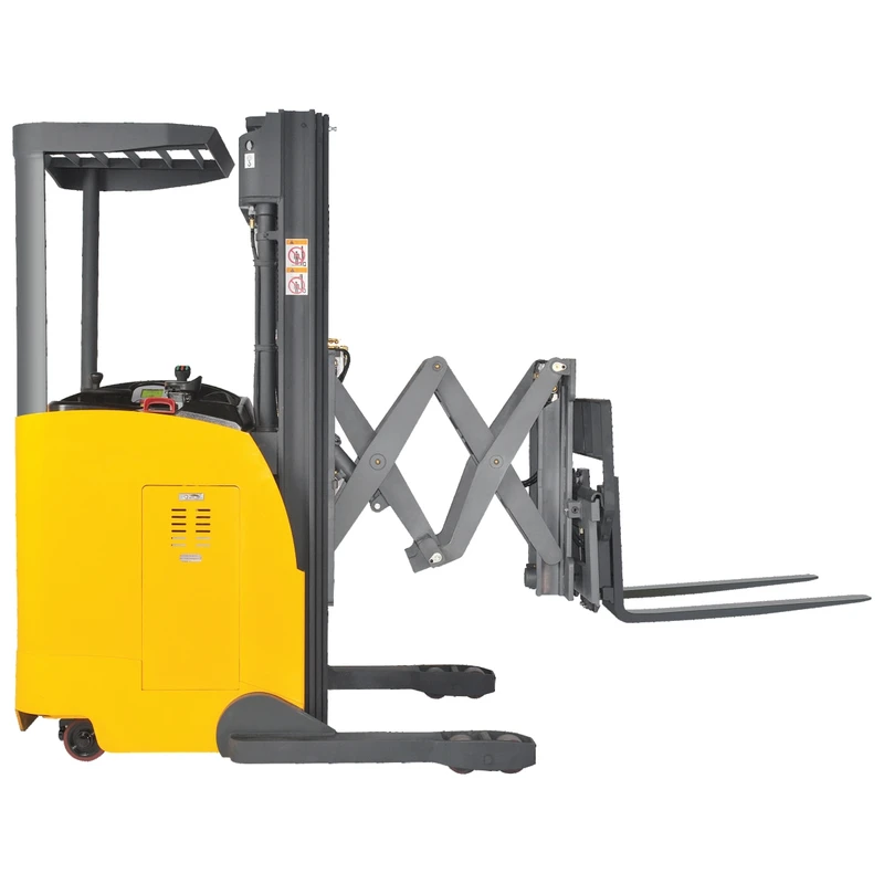 Carrello retrattile elettrico REV15DS/REV18DS con altezza di sollevamento 3000-4000 mm