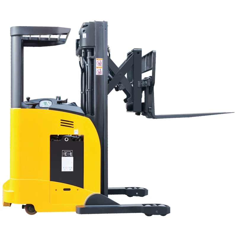 Carrello retrattile elettrico REV15DS/REV18DS per movimentazione di magazzino