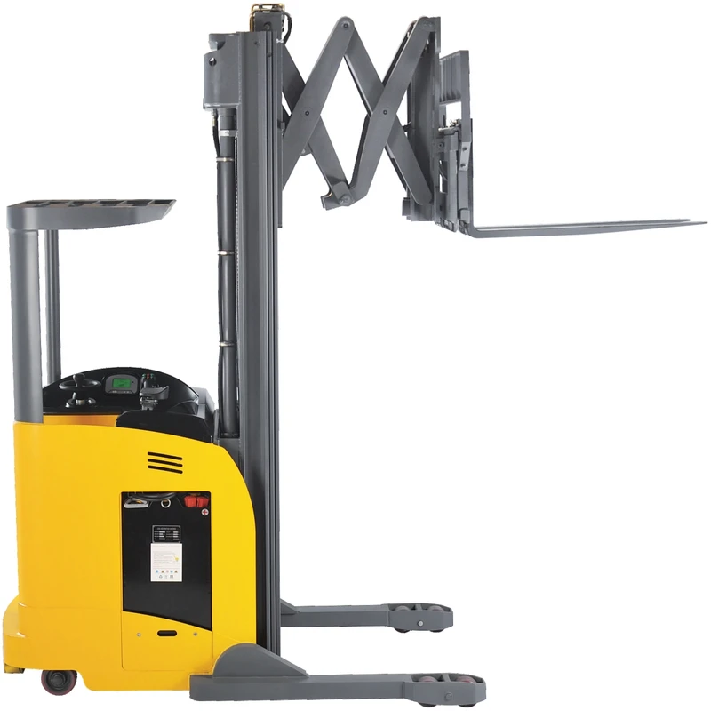 Carrello retrattile REV15DS/REV18DS con forche estensibili a pantografo