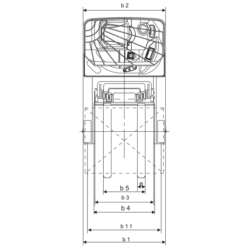 Carrello retrattile elettrico REV15 da 1500 kg, vista 4