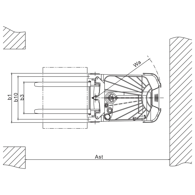 Postazione operatore del carrello REV10ST-A/REV10ST-B