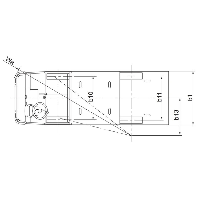 Carrello a pianale elettrico VEV20, VEV25 e VEV30 per carichi pesanti