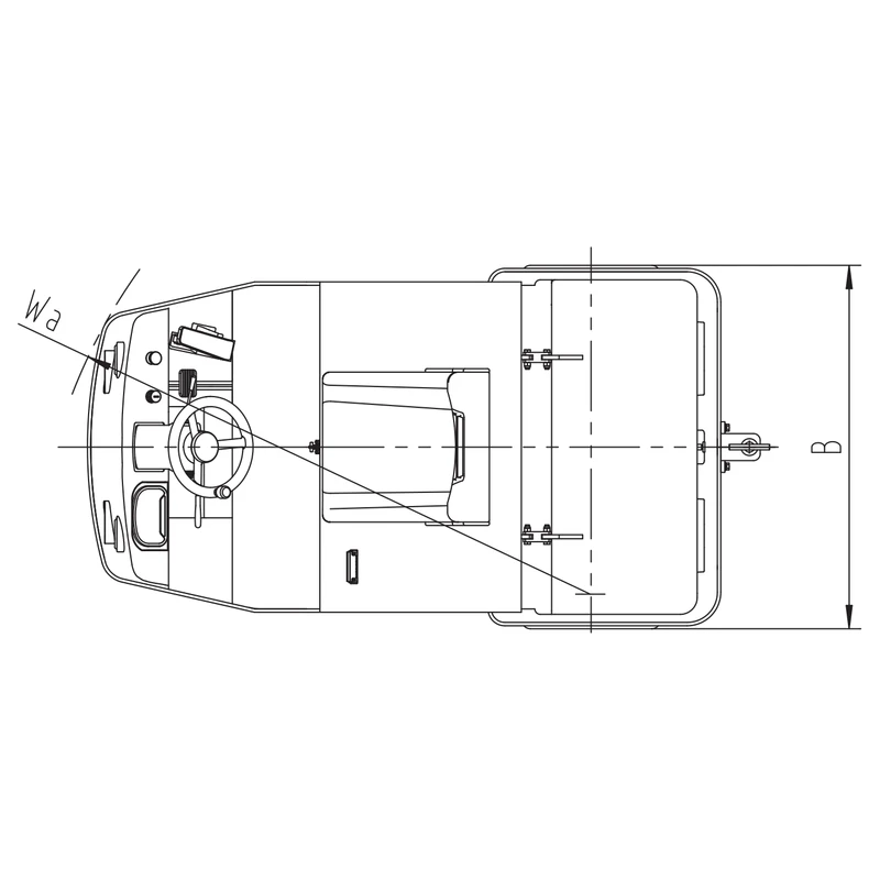 Trattore elettrico da traino MVEV20/MVEV30 per magazzino