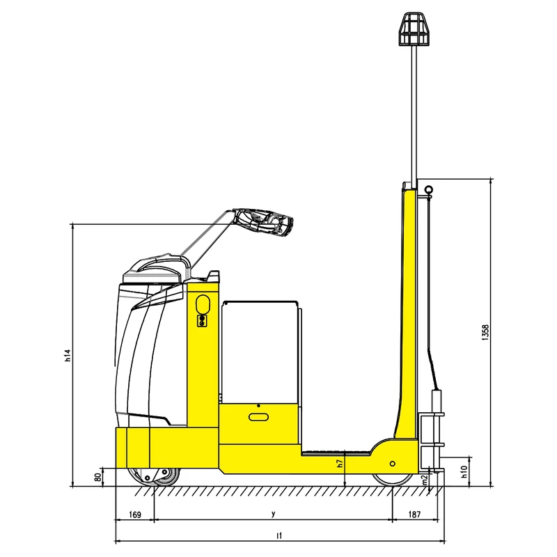 Trattore elettrico da traino compatto VEV45ST