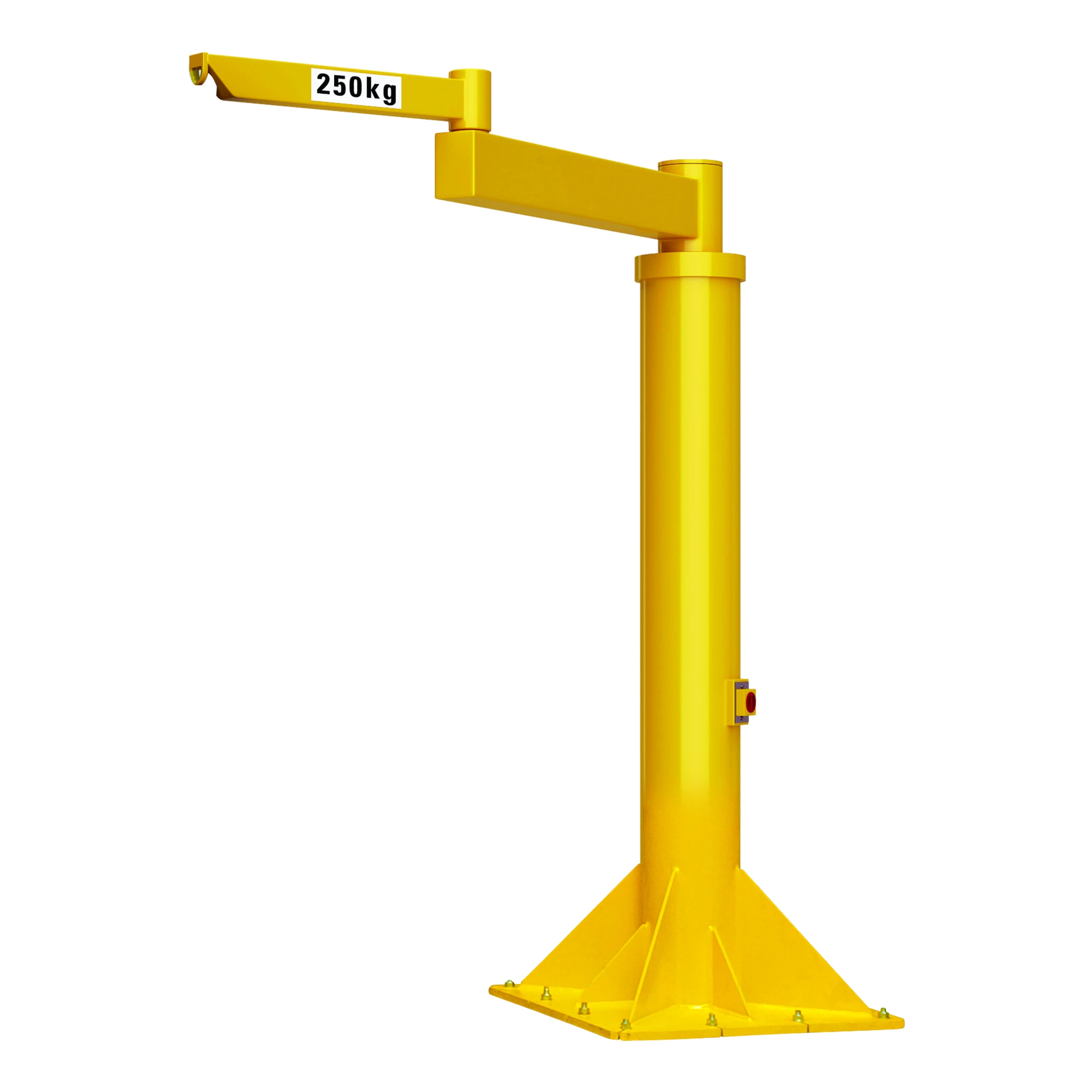 Gru a bandiera a colonna articolata autoportante (ZSD-S), 50-1000 kg, 2-5 m